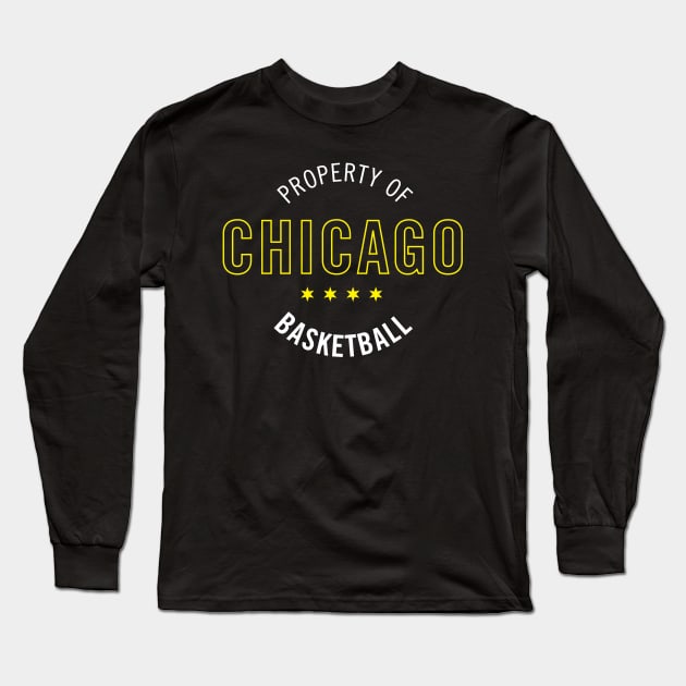 Chicago Women's Basketball Long Sleeve T-Shirt by kwasi81